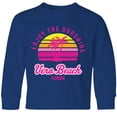thumbnail image 3 of Inktastic Summer Enjoy the Sunshine Vero Beach Florida in Pink Long Sleeve Youth T-Shirt, 3 of 5