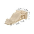 thumbnail image 2 of Worgeous Wood Carved Onlays Appliques Wooden Corbels Wood Corbels Brackets Decoration For Shelves European Style Wooden Corbel For Home Hotels Walls Villas Door Windows, 2 of 8