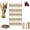 50pcs, variant on No Drill Dry Wall Anchors, Self Drilling Drywall Anchors with Screws Kit, Upgraded No Drill Wall Anchors for Drywall, Zinc-Plated Metal Anchors for Shelves, Curtains, Wall Decor