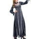 thumbnail image 3 of Sunloudy Disfraz de Cosplay de Halloween para Mujer, Vestido de Novia de Malla de Manga Larga de Longitud Completa con Accesorio de Gargantilla para Niñas, 2 Colores Sunloudy  moda, 3 of 9