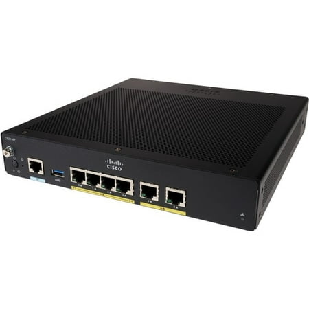 Cisco C921-4P Router - 6 Ports - Management Port - SlotsGigabit Ethernet - Desktop, Rack-mountable,
