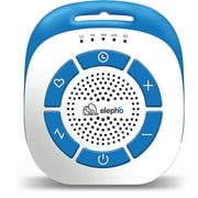 Elepho, eSoother White Noise Sleep Sound Machine for Baby, White and Blue, USB and Battery Operated
