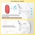thumbnail image 4 of Soporte de Pared para Monitor de Bebé GAHOGA compatible con HelloBaby HB65 y más, 4 of 7