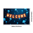 thumbnail image 7 of Giant Welcome Banner with Desert Themed Elements Backdrop Party Decorations for Event Openings Community Gatherings Festival Celebrations and Outdoor Gatherings, 7 of 7