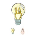 thumbnail image 3 of braveheart Cartoon Light Bulb Brooch Pin Button Alloy Pin button alloy Enamel Daily Brooch Denim Jacket Backpack Shirt Pin Badge Jewelry, 3 of 9