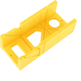 thumbnail image 1 of Miter Box 12 Inch, Miter Box with Ruler Graduation, 45 Degree, 135 Degree Preset Cutting Box, 1 of 7