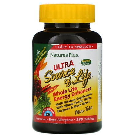 Nature's Plus Ultra Source of Life with Lutein Mini Tabs 180 Tablet