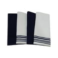 Mainstays 4Piece Solid Stripe Kitchen Towel Set, Navy