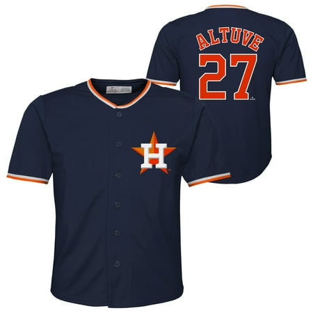 Houston Astros MLB Boys Short-Sleeve Player Jersey-Altuve