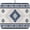 Blue, variant on Dish Drying Mat for Kitchen Counter,Turquoise Aztec Bohemian Geometric Absorbent Microfiber Drainer Rack Pad Vintage Ethnic Tribal Quick Dry Mat for Sinks Dishes Utensils 16x18in,1 Pack