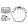 thumbnail image 2 of 1/3 Carat (ctw) Diamond Cocktail Ring Band in Sterling Silver, 2 of 5