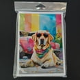 thumbnail image 3 of Yellow Labrador Hippie Dawg Greeting Cards Pack of 8 7 in x 5 in, 3 of 3