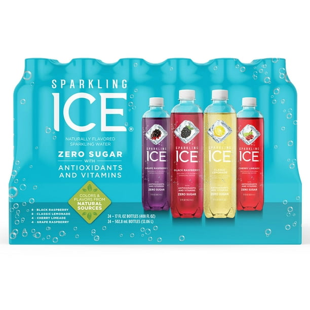 Sparkling Ice Berry Fusion Variety Pack, 17 Fluid Ounce (24 Pack ...