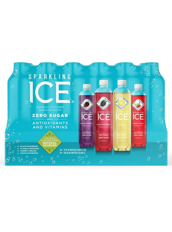 Sparkling Ice Berry Fusion Variety Pack, 17 Fluid Ounce (24 Pack)