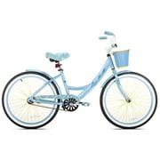 24 Kent La Jolla Girls Cruiser Bike, Teen Ages 13+, Light Blue