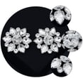 thumbnail image 4 of MasteelfCA 1 Pair Water Drop Rhinestone Lady Shoes Clips High Heel Bride DIY Shoe Buckles, 4 of 8