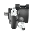thumbnail image 2 of For 1980-2001 Chevy GM Type 2 Style Saginaw TC series Power Steering Pump Natural, 2 of 7