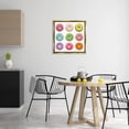 thumbnail image 2 of Stupell Industries Colorful Mixed Donuts Food & Beverage Painting Gold Floater Framed Canvas Art Print Wall Art, 25 x 25, 2 of 9