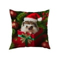 thumbnail image 1 of Christmas Pillow Covers 17.7In Zipper Soft Fabric Accent, 1 of 6