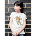 thumbnail image 2 of Cute Daisy Buddy T-Shirt Juniors -Smartprints Designs,  x-Small, 2 of 4