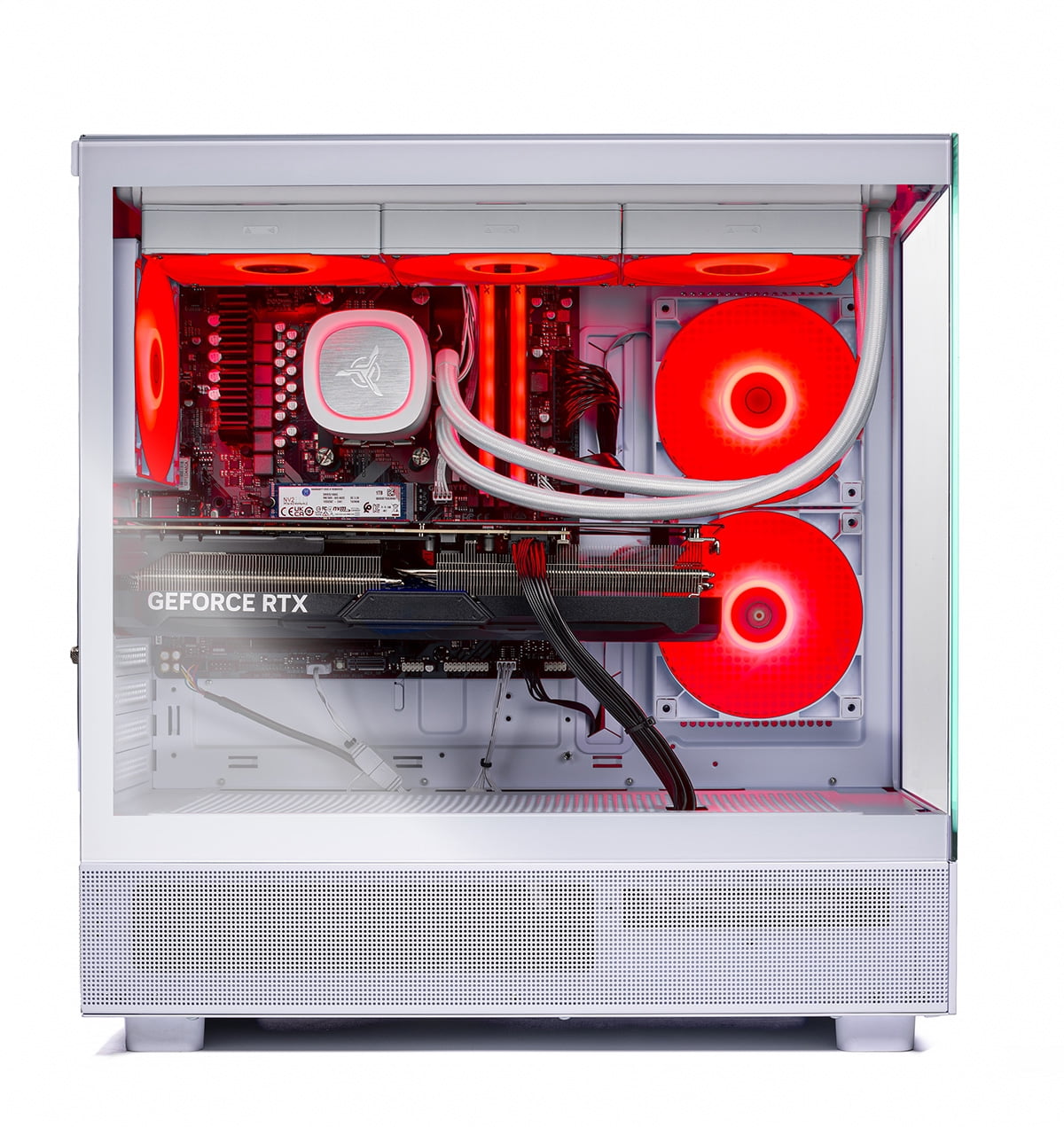 Skytech Gaming Azure 3 Gaming PC, AMD Ryzen 7 9700X 3.8GHz, NVIDIA RTX 5070 12GB, 1TB Gen4 NVMe SSD, 16GB DDR5 RAM 6000, 850W GOLD PSU, 360 ARGB AIO , Wi-Fi, Win 11, Desktop