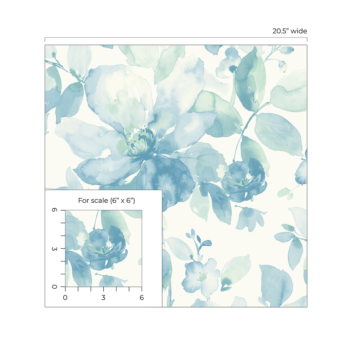 11x14 Winter Floral Seconds Watercolor Floral Print — WHITNEY