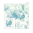 thumbnail image 4 of NextWall  Watercolor Flower Peel and Stick Wallpaper 20.5 in. W x 18 ft. L - Seaglass, 4 of 8