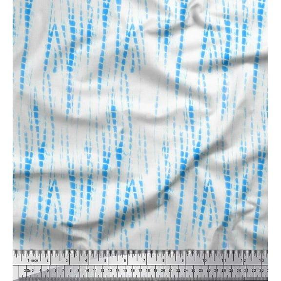 Soimoi Cotton Duck Fabric Animal Skin Tie-Dye Fabric Prints by Yard 42 Inch Wide