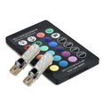 thumbnail image 2 of Gwong Autos 1 par T10 6 SMD 5050 DC15V Coche RGB Bombilla LED Luz de cúpula con control remoto Gwong 8120872, 2 of 7