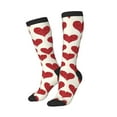 thumbnail image 2 of Daiia Sports Socks Love Printed Novelty Crew Socks for Men Women Knee High Socks Cotton Socks Soft & Breathable Support Unisex Socks, 2 of 9