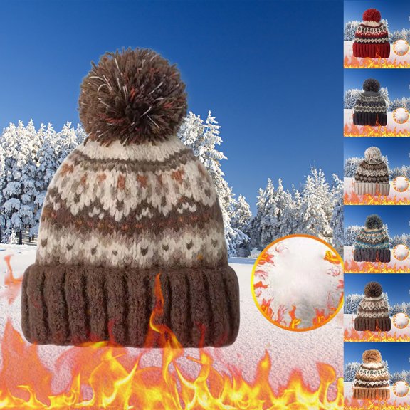 Only Moment Unisex Beanie Hats for Men Women Beige acrylic fibe Fleece Lined Beanie Soft Warm Knit Hat Ski Stocking Cuffed Cap A