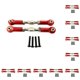 thumbnail image 2 of Tholdsy Piezas de mejora de metal Tensor delantero de aluminio para dirección Actualizaciones de dirección resistentes y duraderas RC rojo rojo 10Conjunto, 2 of 6