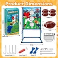 thumbnail image 2 of Caunedy Football Toss Game with 4 Inflatable Balls,Football Throwing Net,Outside Activities for Kids Ages 3-12,Perfect Christmas Birthday Gifts for Boys Girls, 2 of 7