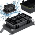 thumbnail image 1 of 12v Auto Waterproof Fuse Relay Box Block [6 Bosch Style Relay Holder] [6 Atc/ato Fuse Holder] Universal Relay Block Box For 12v Automotive Vehicles Ca, 1 of 3