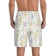 thumbnail image 4 of Lsque Flower Rabbit Mens Sleep Pajama Shorts,Short Pajama Pants, Cotton Ultra-Soft Knit-X-Large, 4 of 9