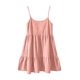 thumbnail image 7 of Womens Cami Mini Dresses Spaghetti Strap Sleeveless Short A Line Flowy Swing Summer Loose Short Sundress, 7 of 7