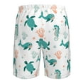 thumbnail image 6 of Naloa Turtles And Seahorses Men's Beach Shorts, Surfing shorts, Swim trunks, Quick Dry Swim Trunks for Surfing Beach Fun - Small, 6 of 9