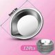 thumbnail image 4 of 12-Piece Stainless Steel Art & Makeup Trays, Round Mixing Bowls for Painting, Crafting, and Cosmetics Use, 4 of 5