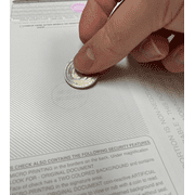 Compuchecks 500 High security Blank Check Top - Brown Mazed - Computer Voucher Checks Compatible with QuickBooks And Any laser Or Inkjet Printer