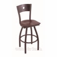 thumbnail image 3 of Holland Bar Stool Co Voltaire 30 in. Swivel Bar Stool with Wood Seat, 3 of 7