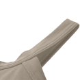 thumbnail image 4 of Women Shoulder Exposing Back Design Cami Top, Padded Thickened Spaghetti Strap Sleeveless Tank Top Brown-AA L(L), 4 of 9