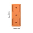 thumbnail image 3 of Enchufe de pared con soporte para enrutador y montaje adhesivo, organizador ahorrador de espacio para oficina en casa y dormitorio, plástico, azul, amarillo, blanco, 3 of 8