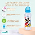 thumbnail image 2 of Biberón Cuello estandar Flujo Medio Disney Minnie y Mickey Evenflo 8oz / 240ml, 2 of 4