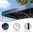 thumbnail image 4 of Grezone 11' x 11' Instant Slant Leg Pop-up Canopy Outdoor Shading Shelter, Blue, 4 of 8