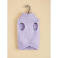 thumbnail image 4 of 1pc Dark Blue Knitted Pet Sweater With Turn-Down Collar For Autumn And Winter, Classic Solid Color Grid Design For Extra Stretch, Suitable For Cats An, 4 of 4