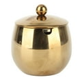 thumbnail image 1 of Large Stainless Steel Sugar Bowl Spice Jar With Lid Storage For Salt Candy Coffee Dishwasher Safe Gold, 1 of 5