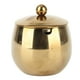 thumbnail image 1 of Azucarero grande de acero inoxidable, tarro de especias con tapa para almacenar sal, caramelos, café, apto para lavavajillas, dorado, 1 of 10