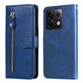 thumbnail image 1 of Estuche de Cuero PU con Cierre para Xiaomi Redmi Note 13 Pro 5G , Funda Protectora con Billetera y Correa, 1 of 6