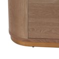 thumbnail image 4 of Christopher Knight Home 58.3" Sideboard Buffet with 4 Doors, Adjustable Shelf, Storage Cabinet with Metal Base, Natural, 4 of 10