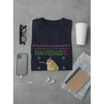 thumbnail image 3 of Christmas Gives Me Amxiety T-Shirt Men -Smartprints Designs, Male XX-Large, 3 of 4